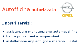 Descrizione dell'officina autorizzata Opel